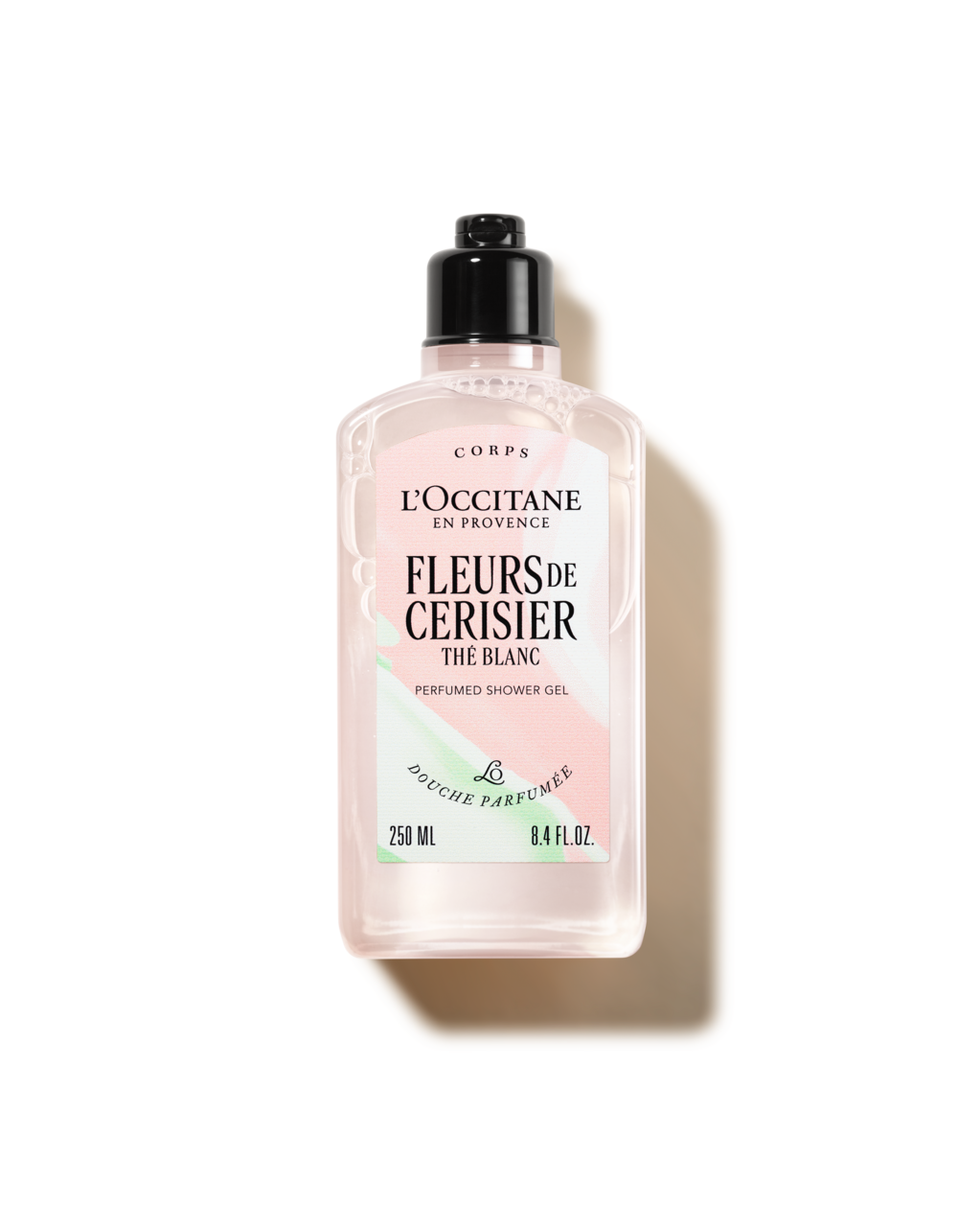 Sabonete L&iacute;quido Corporal Perfumado Fleurs de Cerisier Th&eacute; Blanc (Flor de Cerejeira), , large